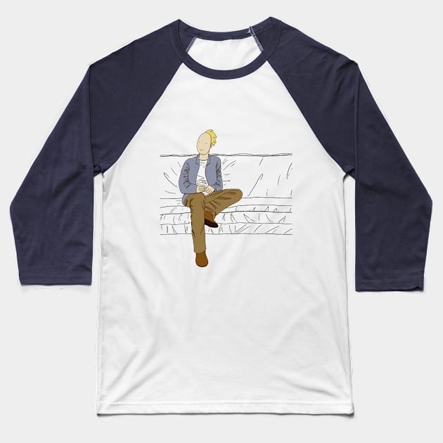 Mr Smith - Sofa Baseball T-Shirt by smithandco